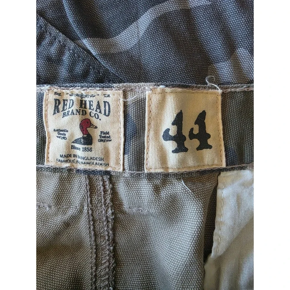 RedHead Brand Co Mens Camo Cargo Shorts Size 44 Grey Green Camouflage 2 Pack